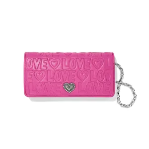 Brighton Deeply In Love Rockmore Wallet in Bubblegum Pink