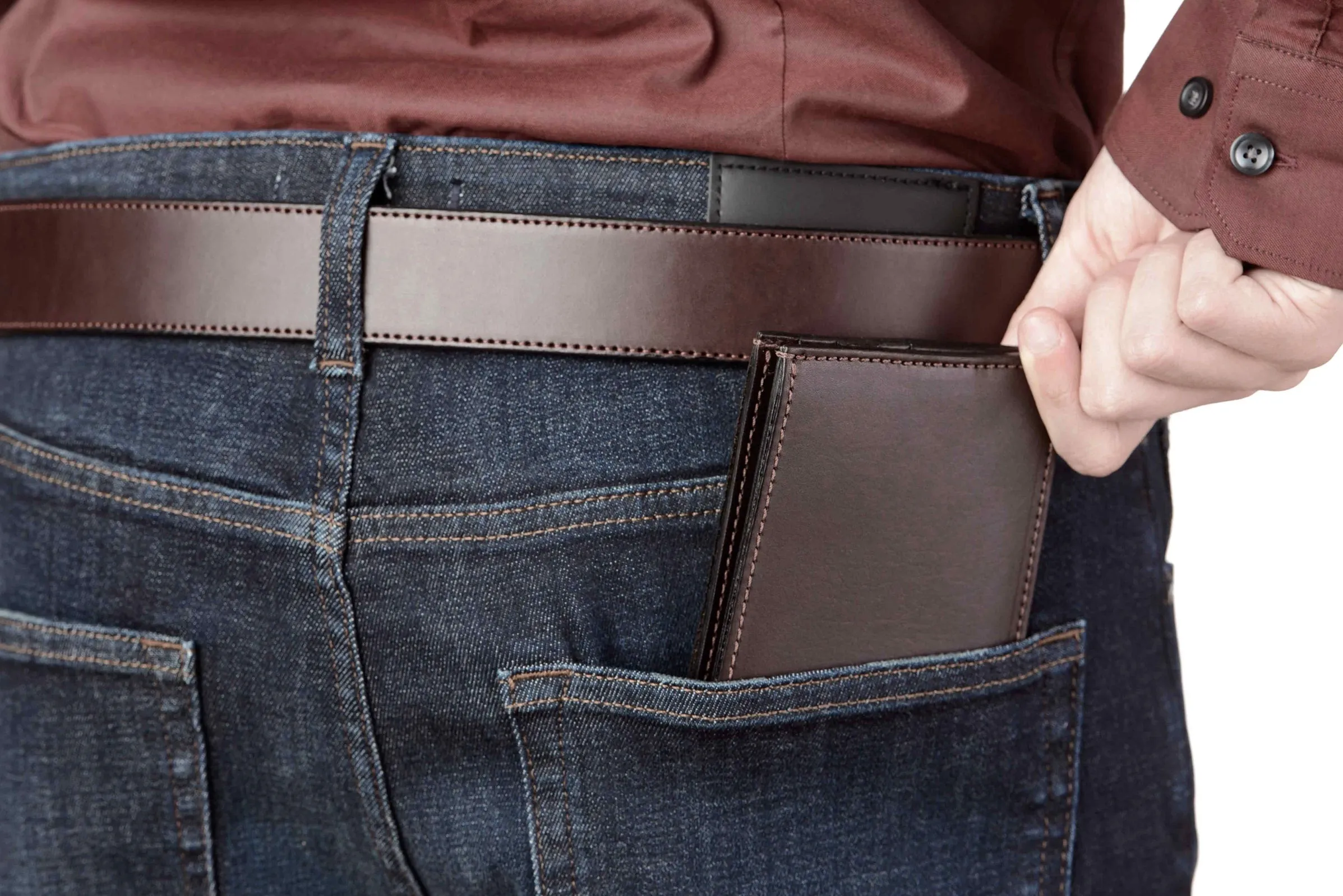 Brown Premium Leather Bifold Wallet With 8 Card Slot
