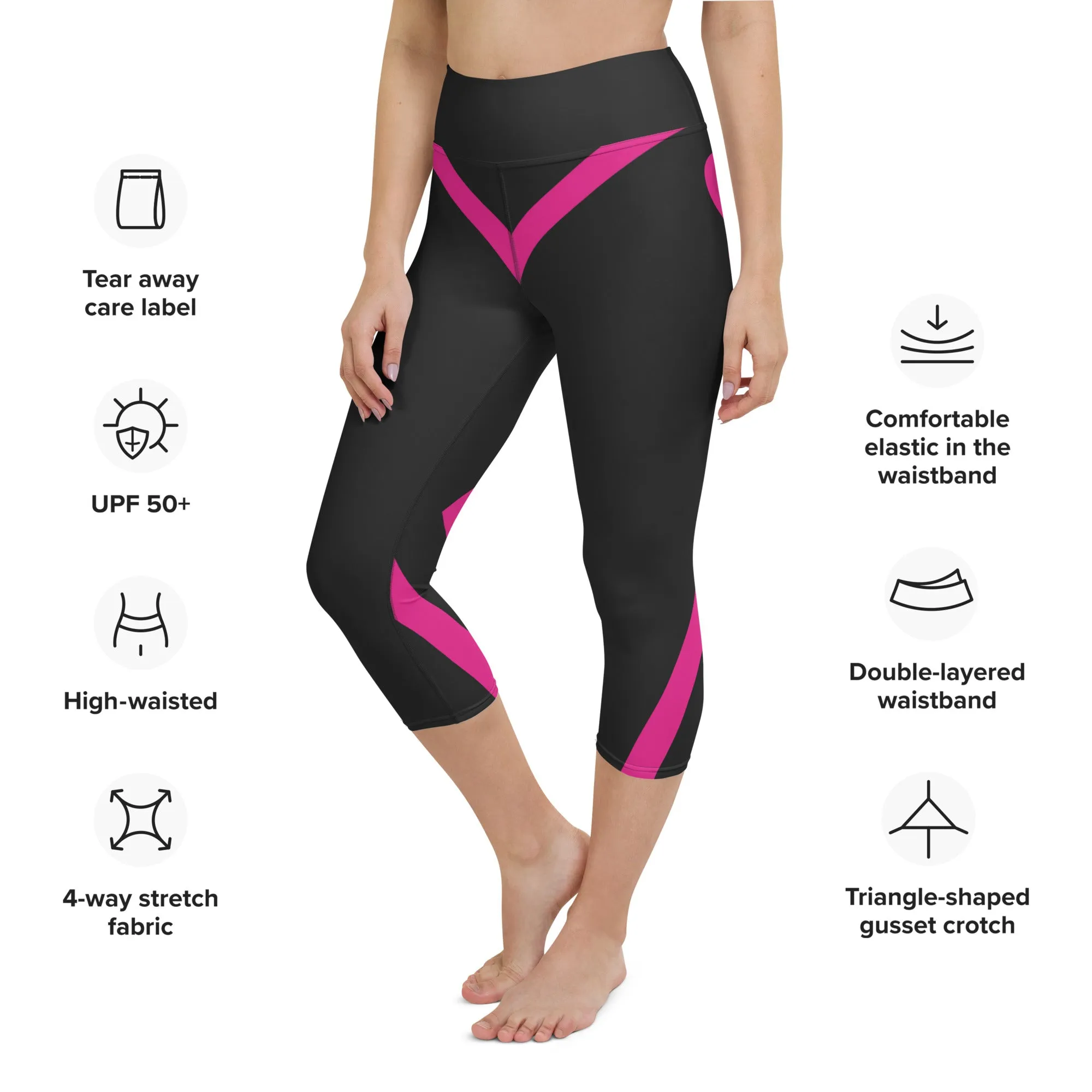 Butterfly Shaped Yoga Capris