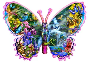 Butterfly Waterfall by Lori Schory, 1000 Piece Puzzle