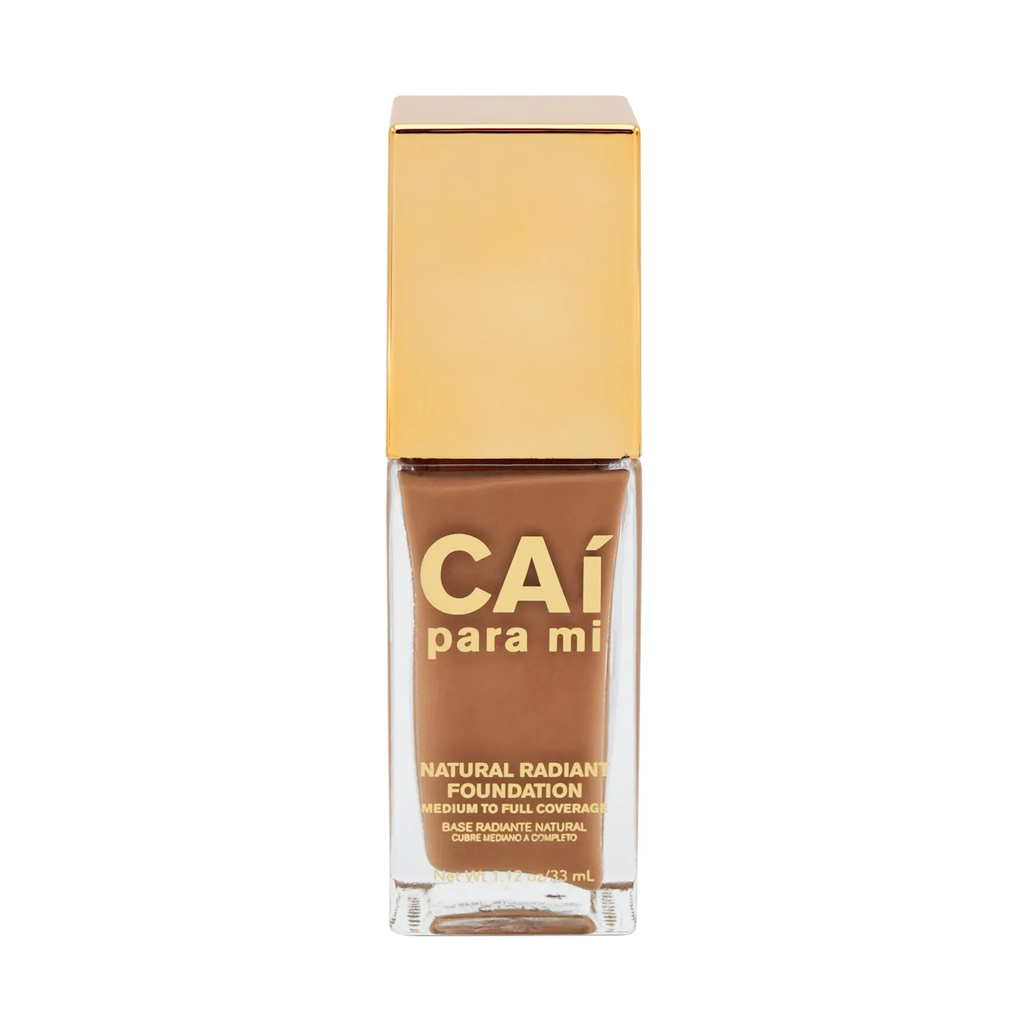 CAI PARA MI - Natural Radiant Foundation Caramel - 1.12 fl oz (33 ml)