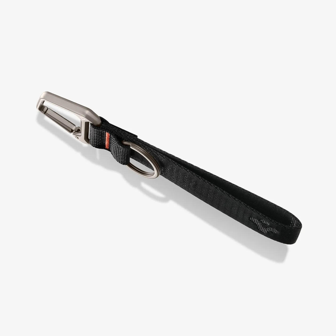 Carabiner Black Strap   Key Ring