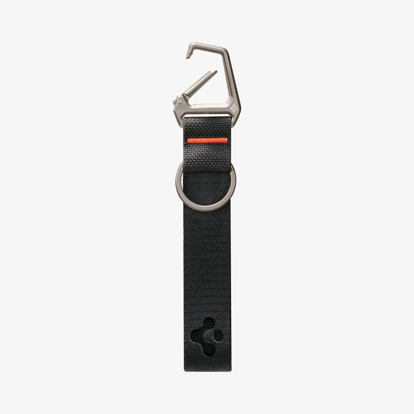 Carabiner Black Strap   Key Ring