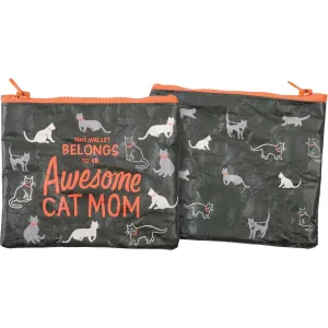 Cat Mom Zip Wallet