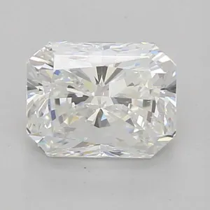 Certified 0.63 Ct Radiant cut F SI1 Loose Diamond