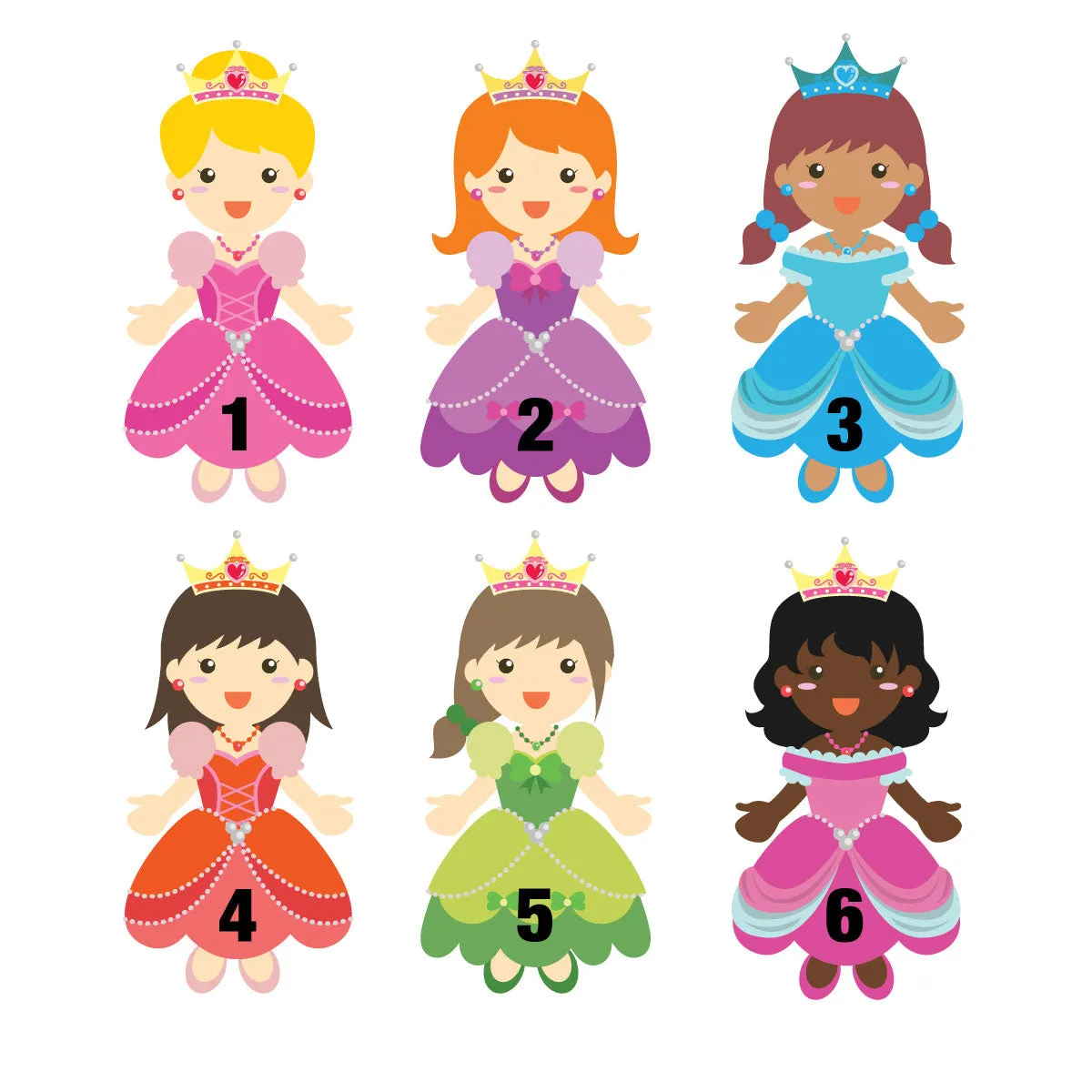 Children's Personalised Princess School Rucksack Backpack