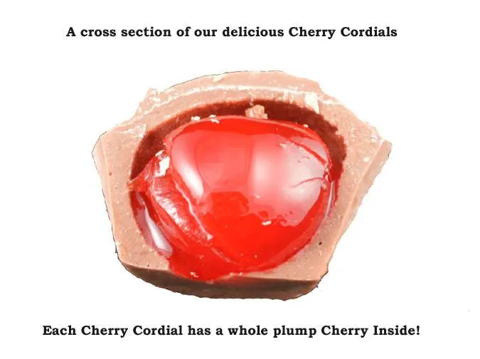 Chocolate Cherry Cordials 8 Ounce Box