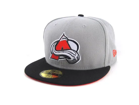 Colorado Avalanche 59FIFTY New Era Fitted Hats (GRAY BLACK RADIANT RED)