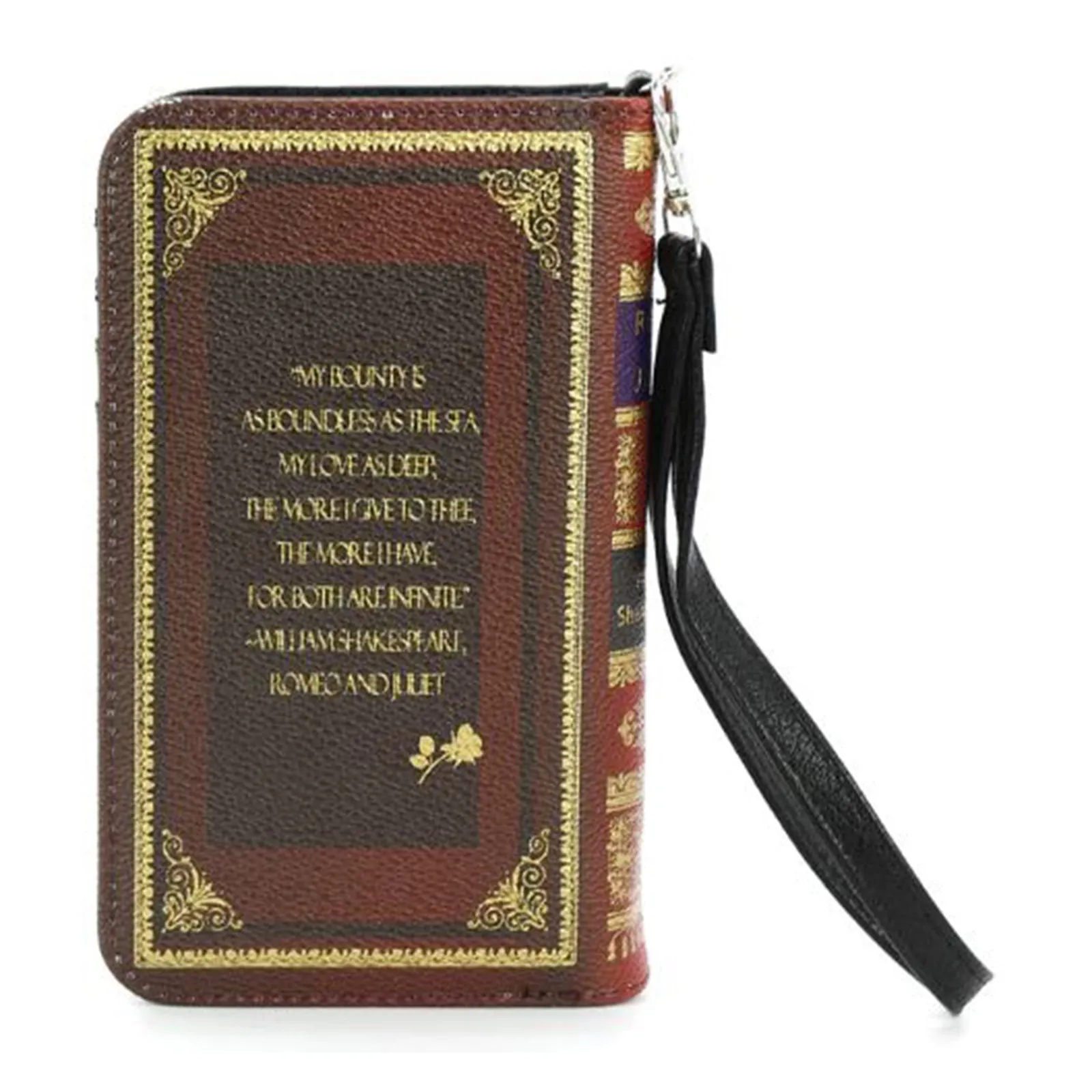 Comeco Romeo And Juliet Book Brown Vinyl Wallet