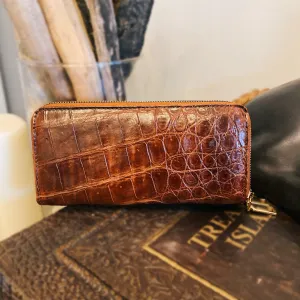 Coralis Alligator Crocodile Clutch