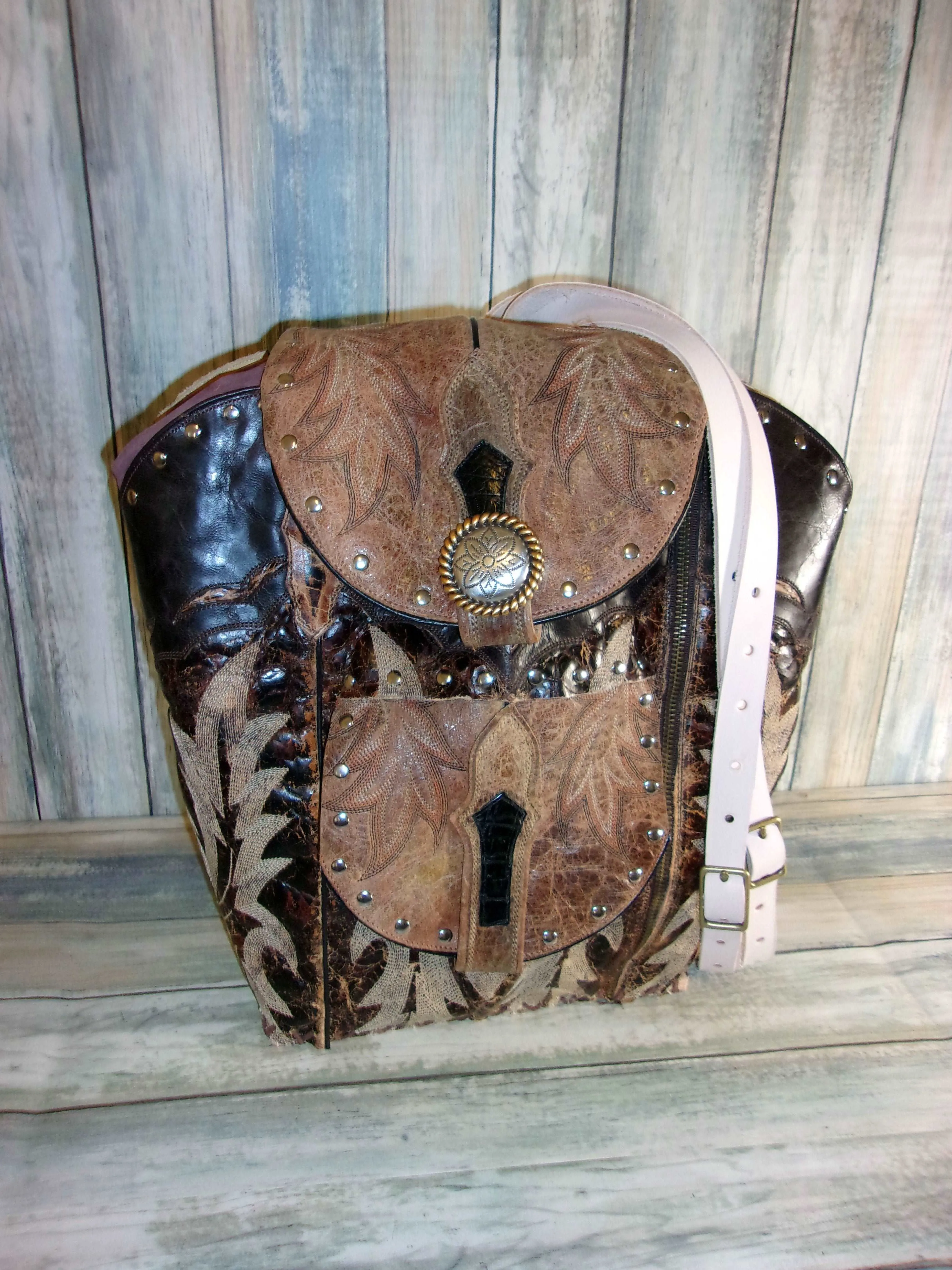 Cowboy Boot Backpack BP05