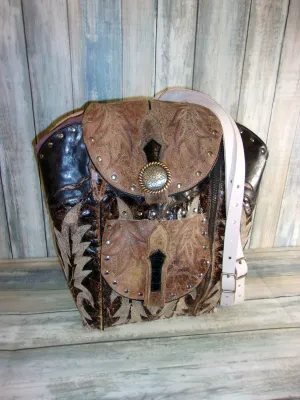Cowboy Boot Backpack BP05
