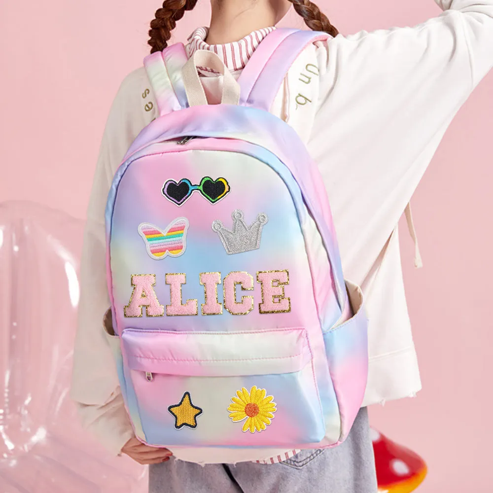 Customise Kids Back to School Patch Backpack