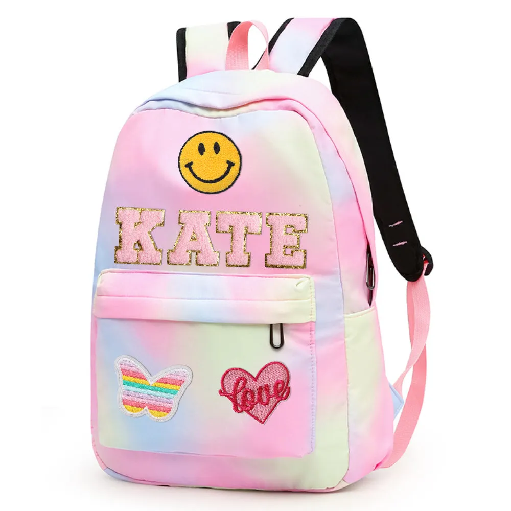 Customise Kids Back to School Patch Backpack