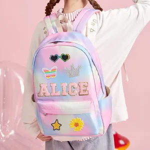 Customise Kids Back to School Patch Backpack