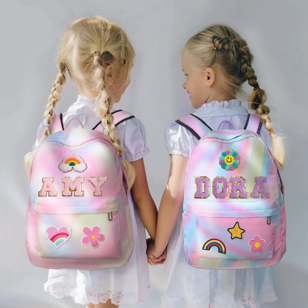 Customise Kids Back to School Patch Backpack