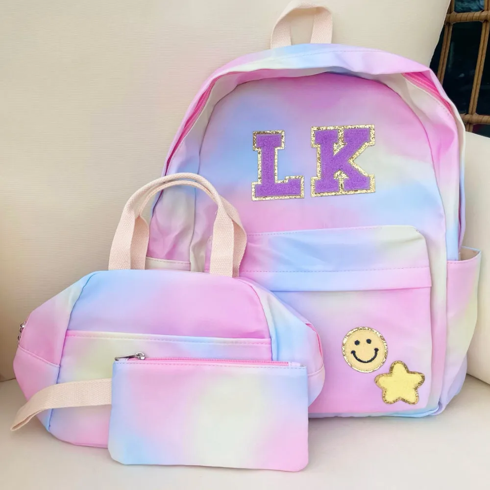 Customise Kids Back to School Patch Backpack