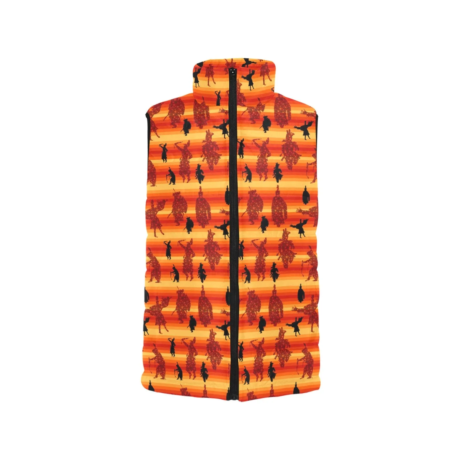 Dancers Brown Women's Padded Vest Jacket