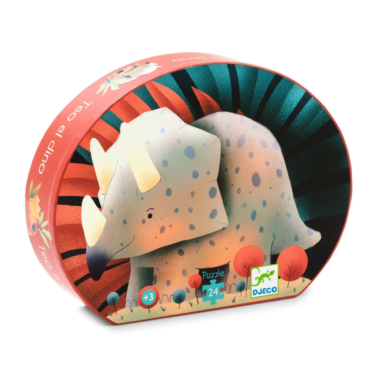 Djeco Silhouette Puzzle - Teo the Dino