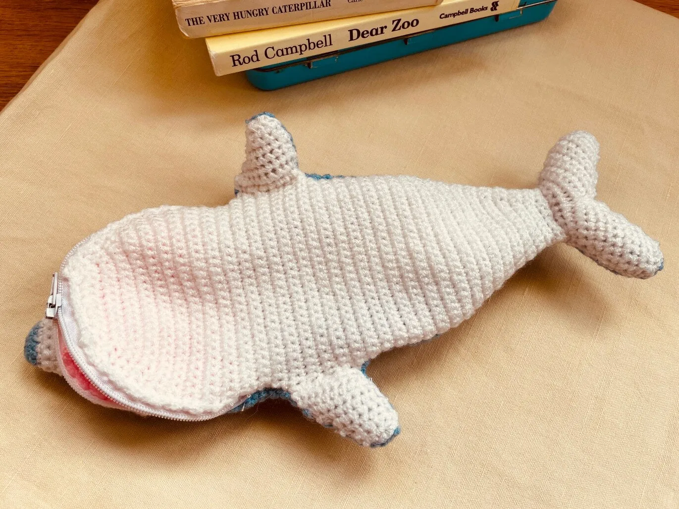 Dolphin Crocheted Pencil Case