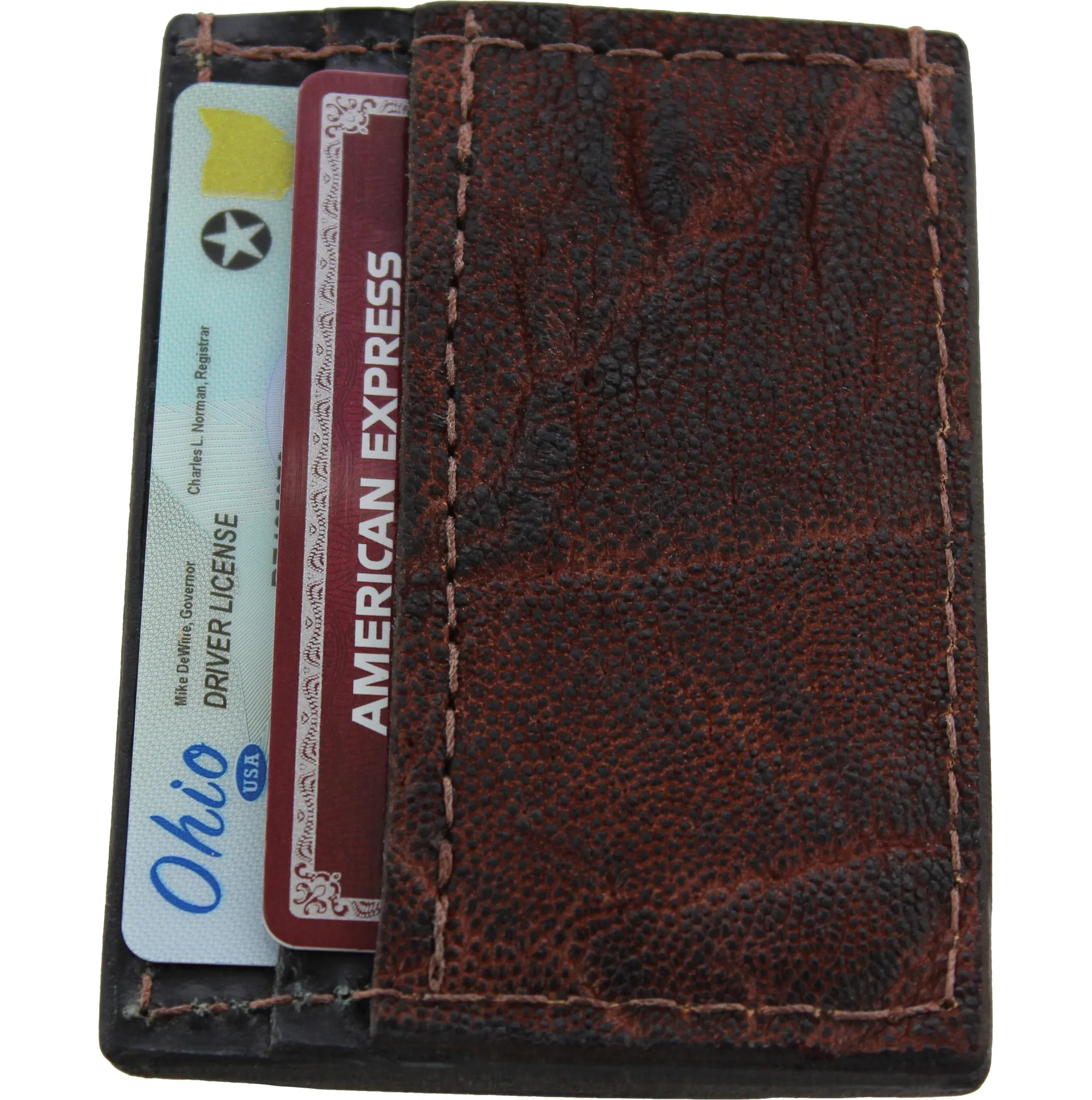 Dragon Fire Elephant Money Clip Wallet With Credit Card Slots