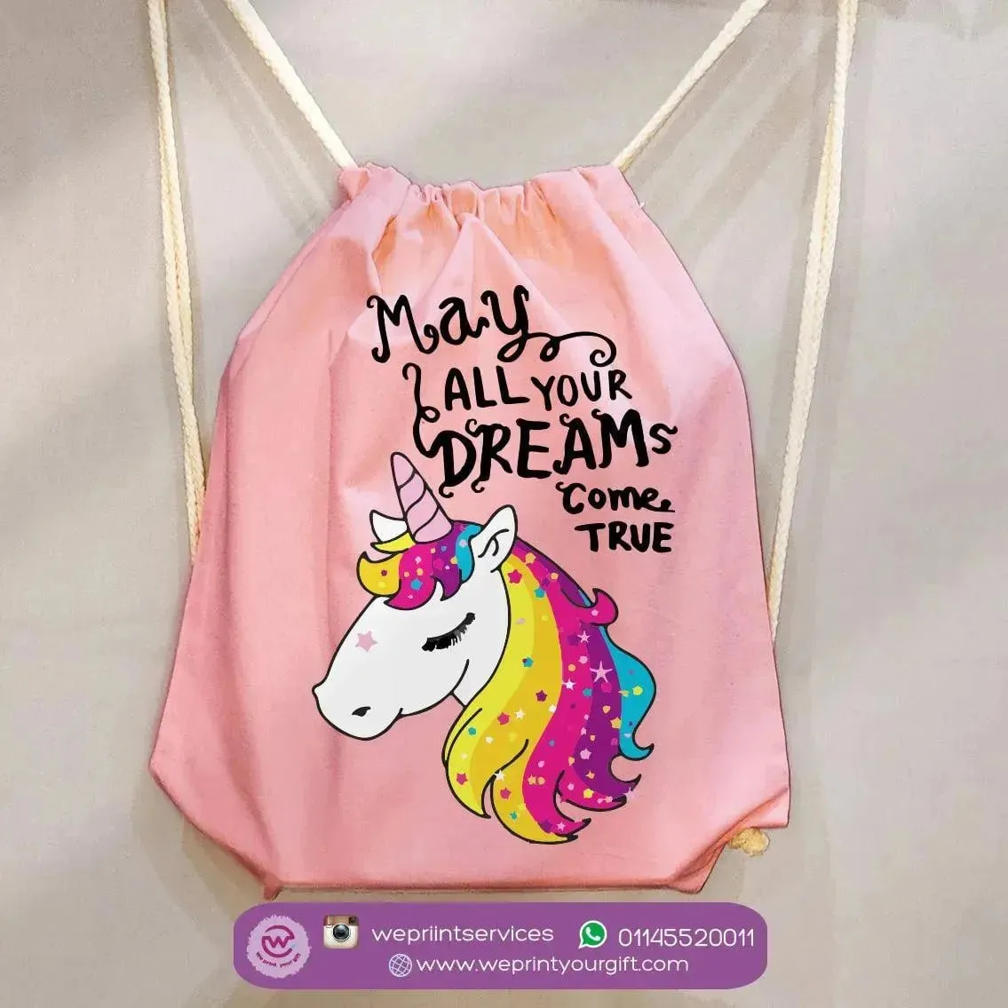 Drawstring Bag - Unicorn