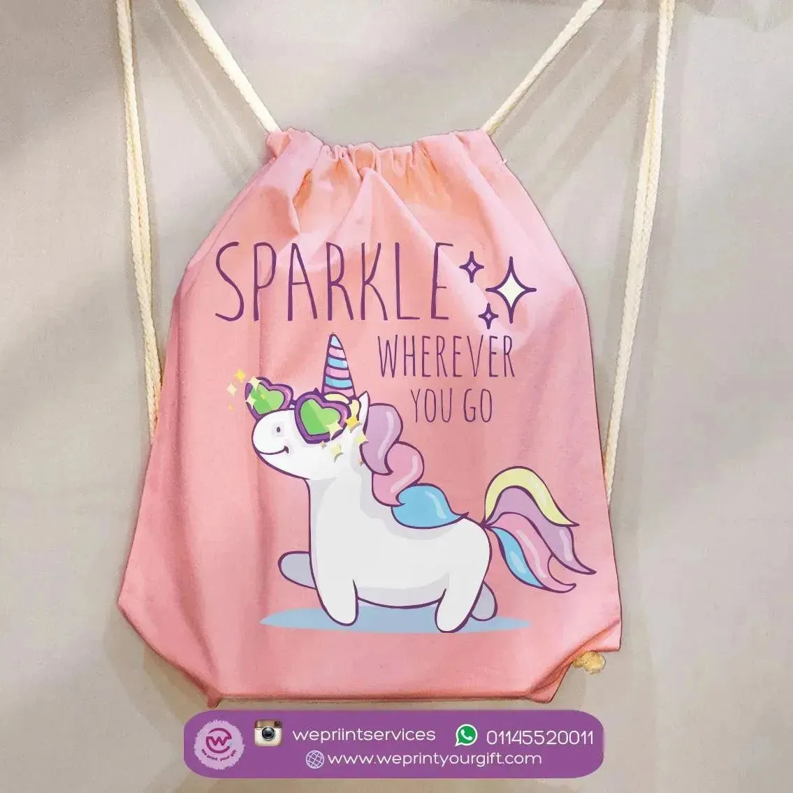 Drawstring Bag - Unicorn