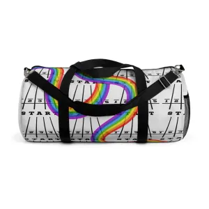 Duffel Bag: Rainbow Start Line