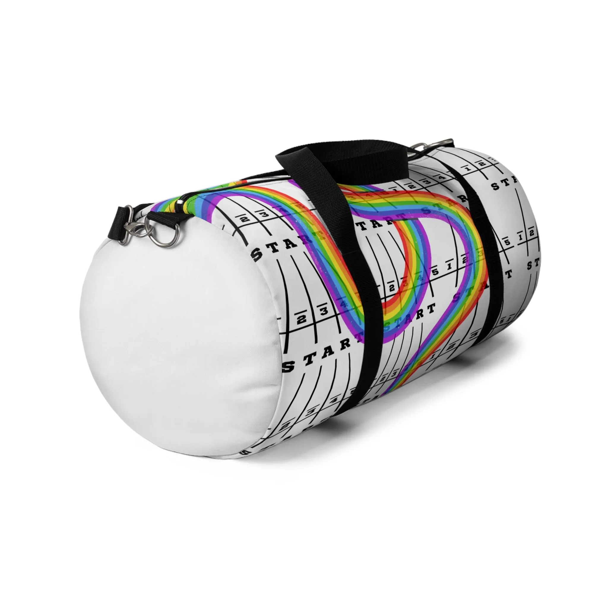 Duffel Bag: Rainbow Start Line