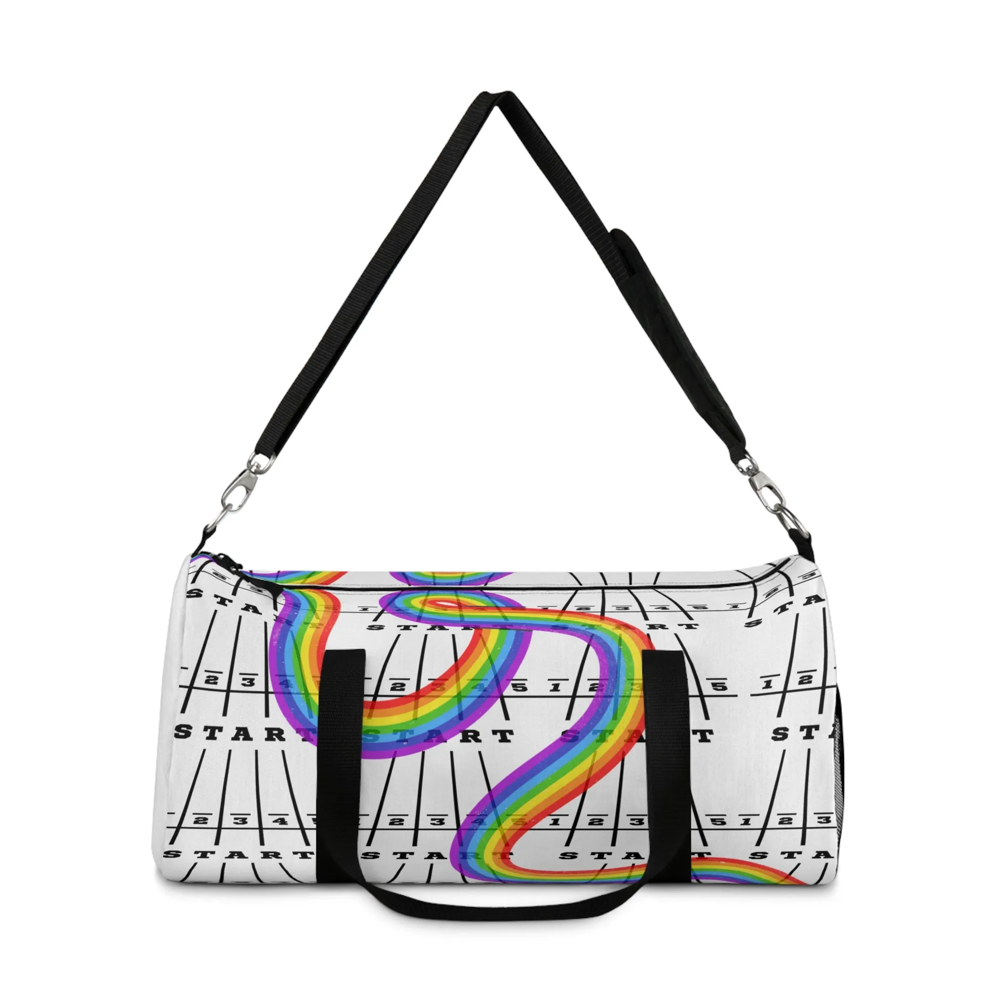 Duffel Bag: Rainbow Start Line