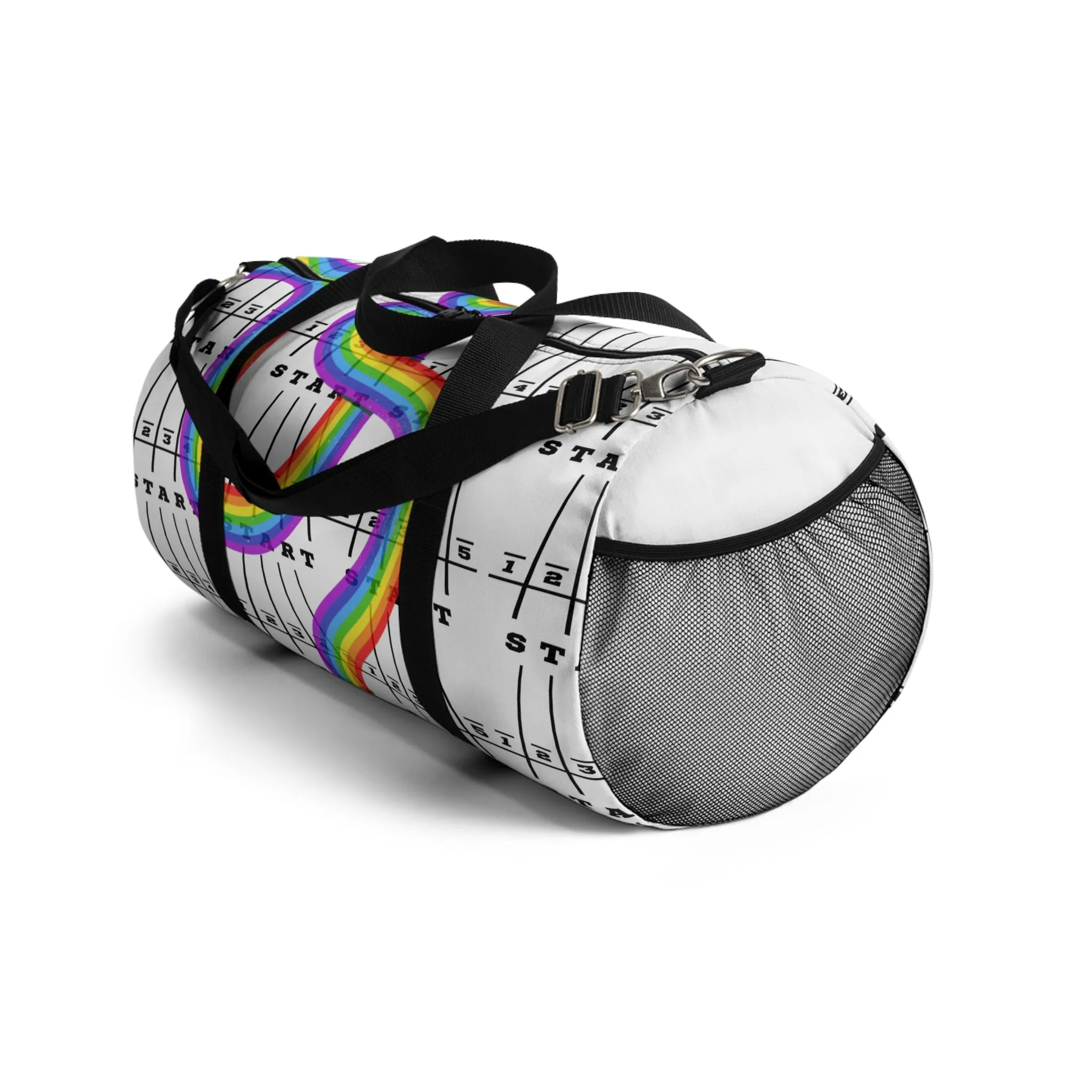 Duffel Bag: Rainbow Start Line