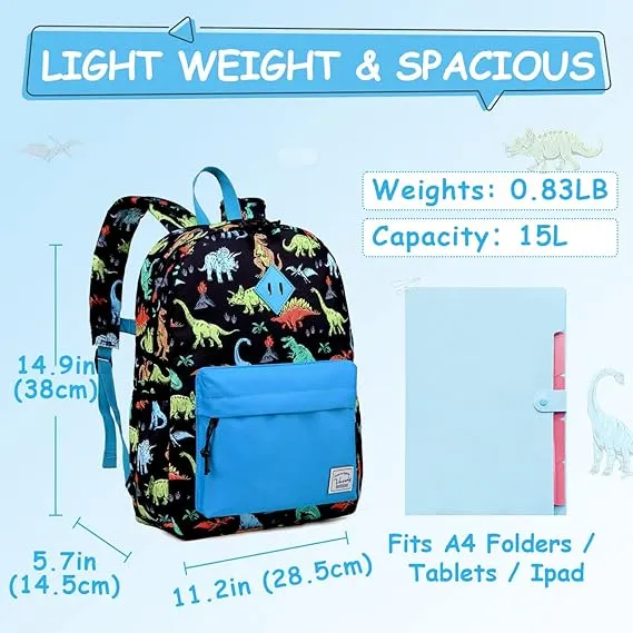 Durable 15'' Lightweight Backpack for Kids