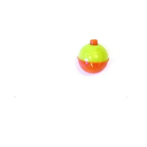 Eagle Claw 07122-004 Snap-on Round Float Orange and Yello 1-1/2  Bulk 50 per Bag