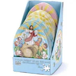 Easter Puzzle Asst Egg Shaped