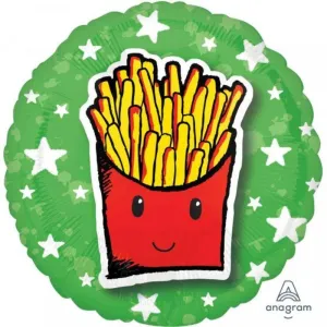 Epic Party French Fries Foil Balloon - 45cm