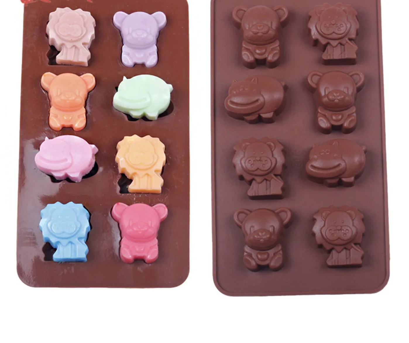 Esslly 8-Cavity Animal Pet Silicone Mould – Ideal for Chocolate, Candy, and Jelly Making