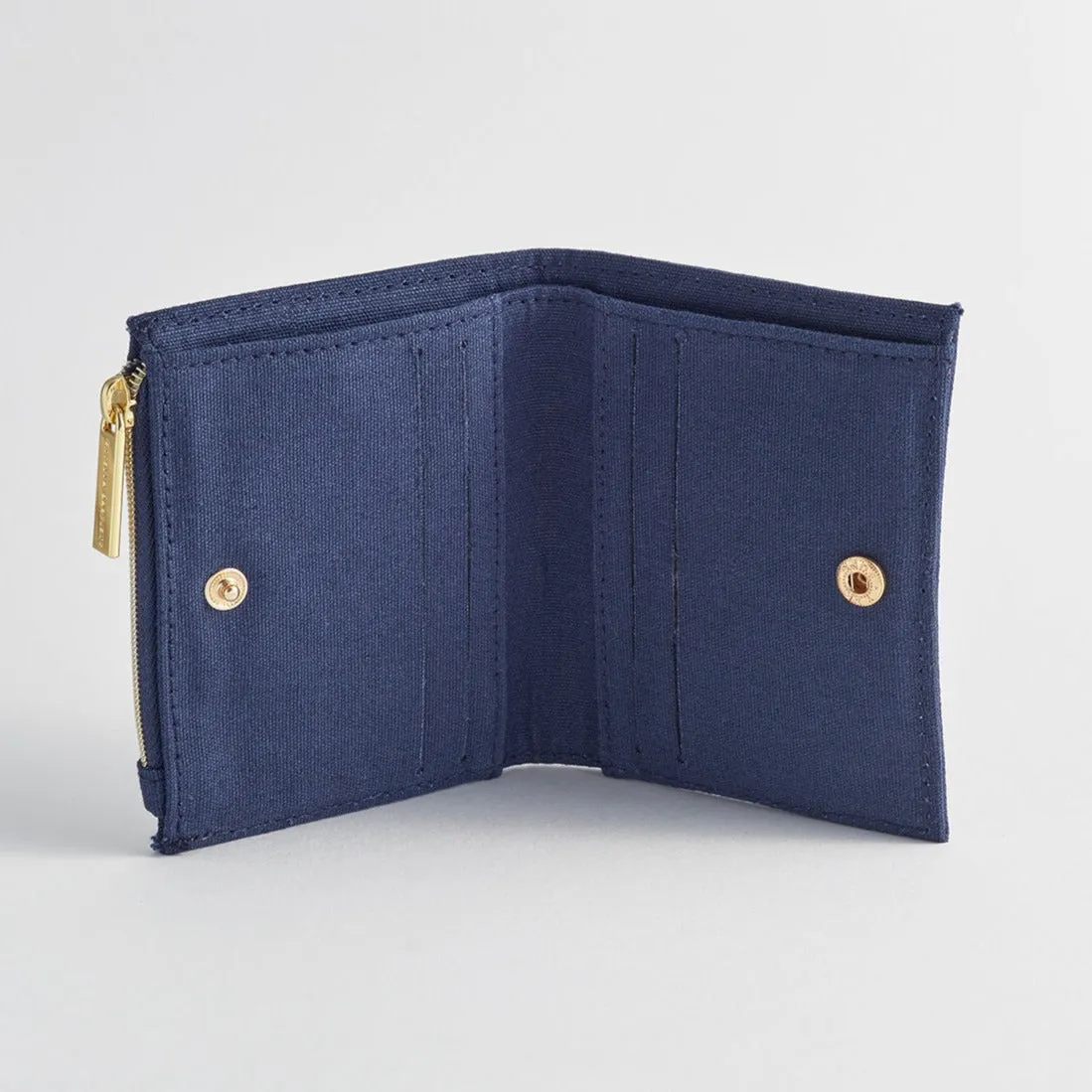Estella Bartlett - Wallet | Folded Wallet | Navy Floral Embroidered