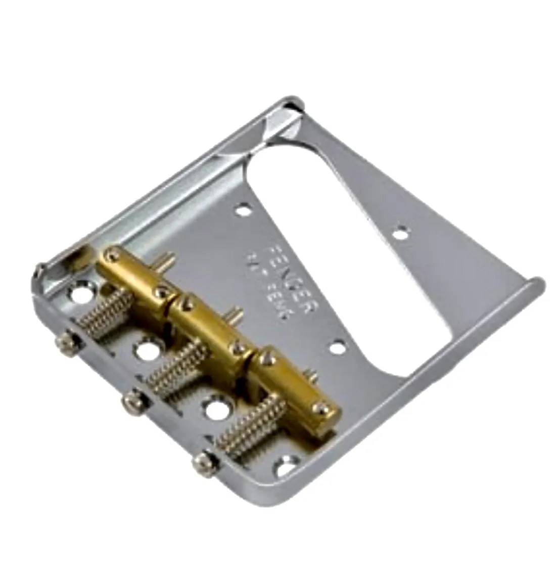 Fender 3-Saddle American Vintage Telecaster Bridge Assembly | Chrome | MPN 0990806100