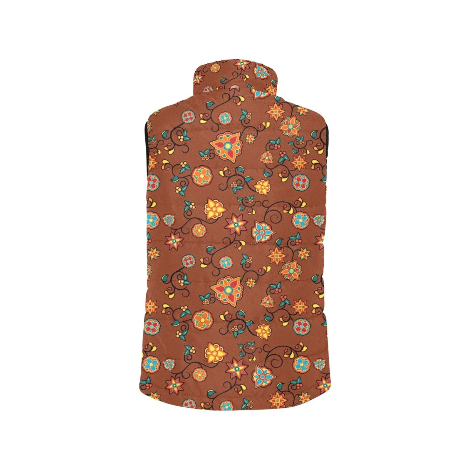 Fire Bloom Shade Men's Padded Vest Jacket