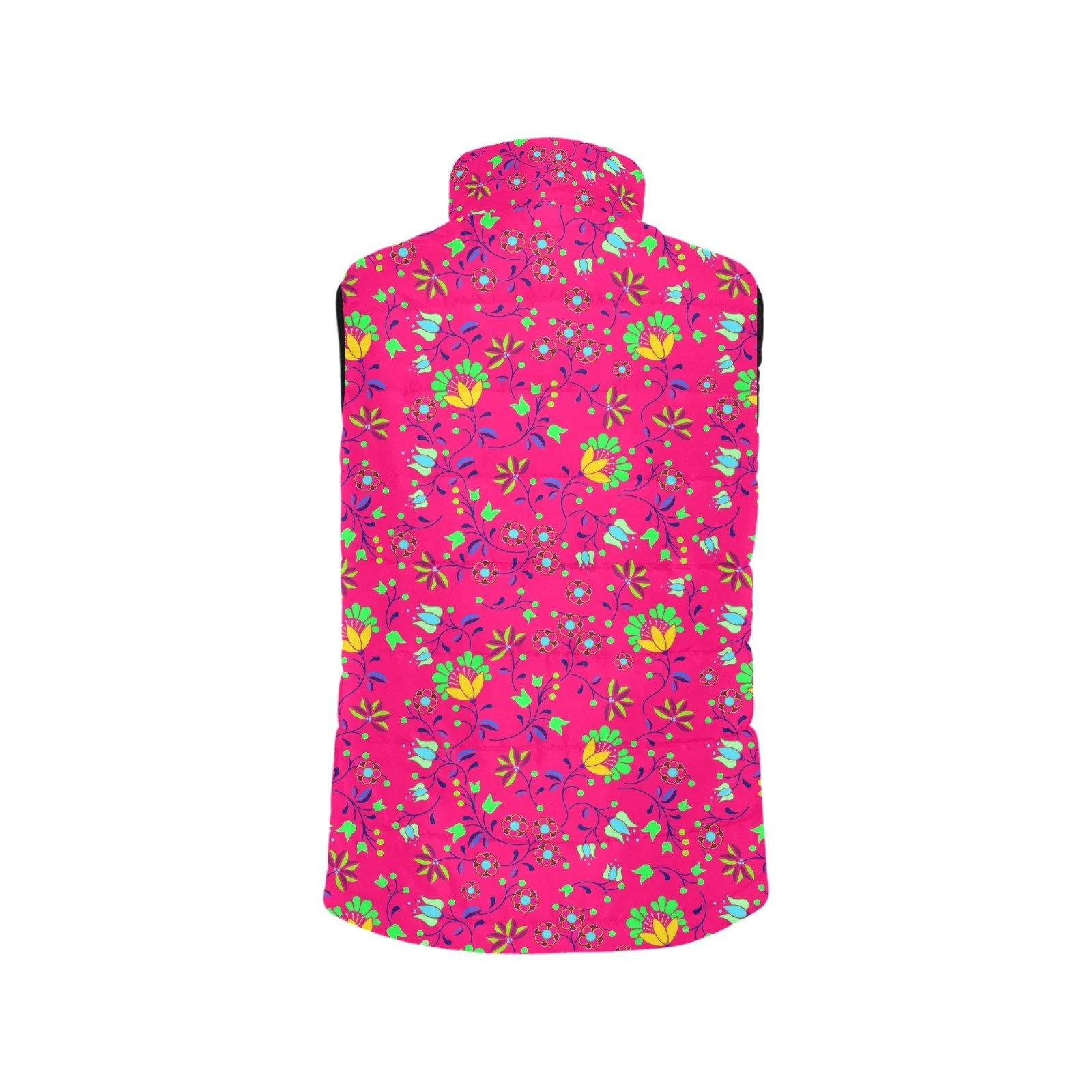 Fleur Indigine Rouge Men's Padded Vest Jacket