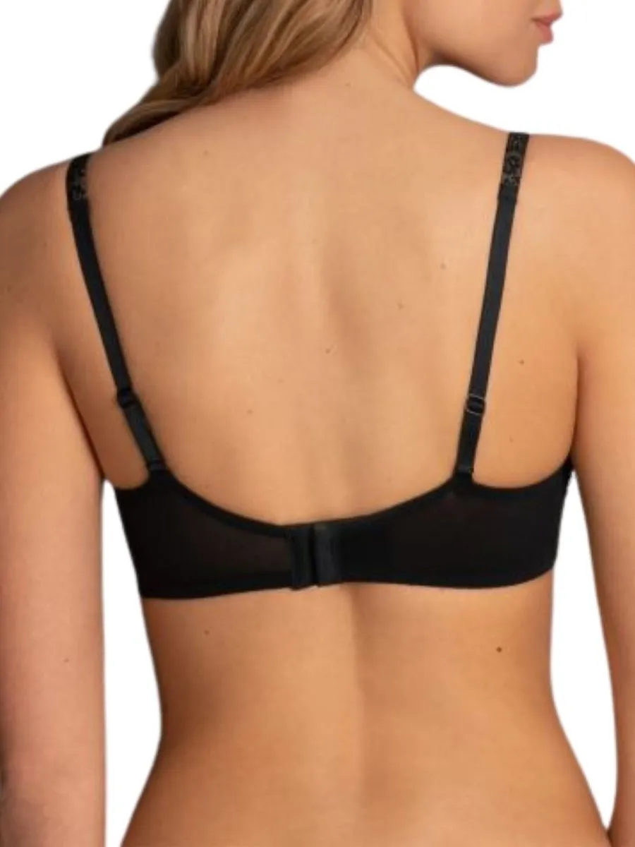 Fleur Underwired Bra - Black