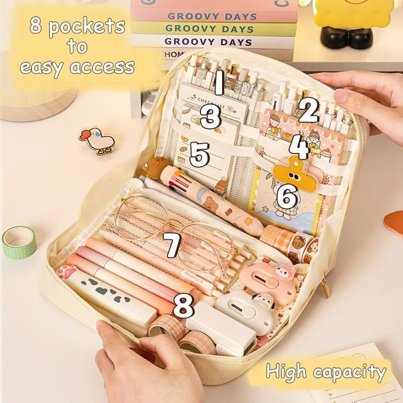 FlipBook Mega Pencil Case 📖✏️🎒