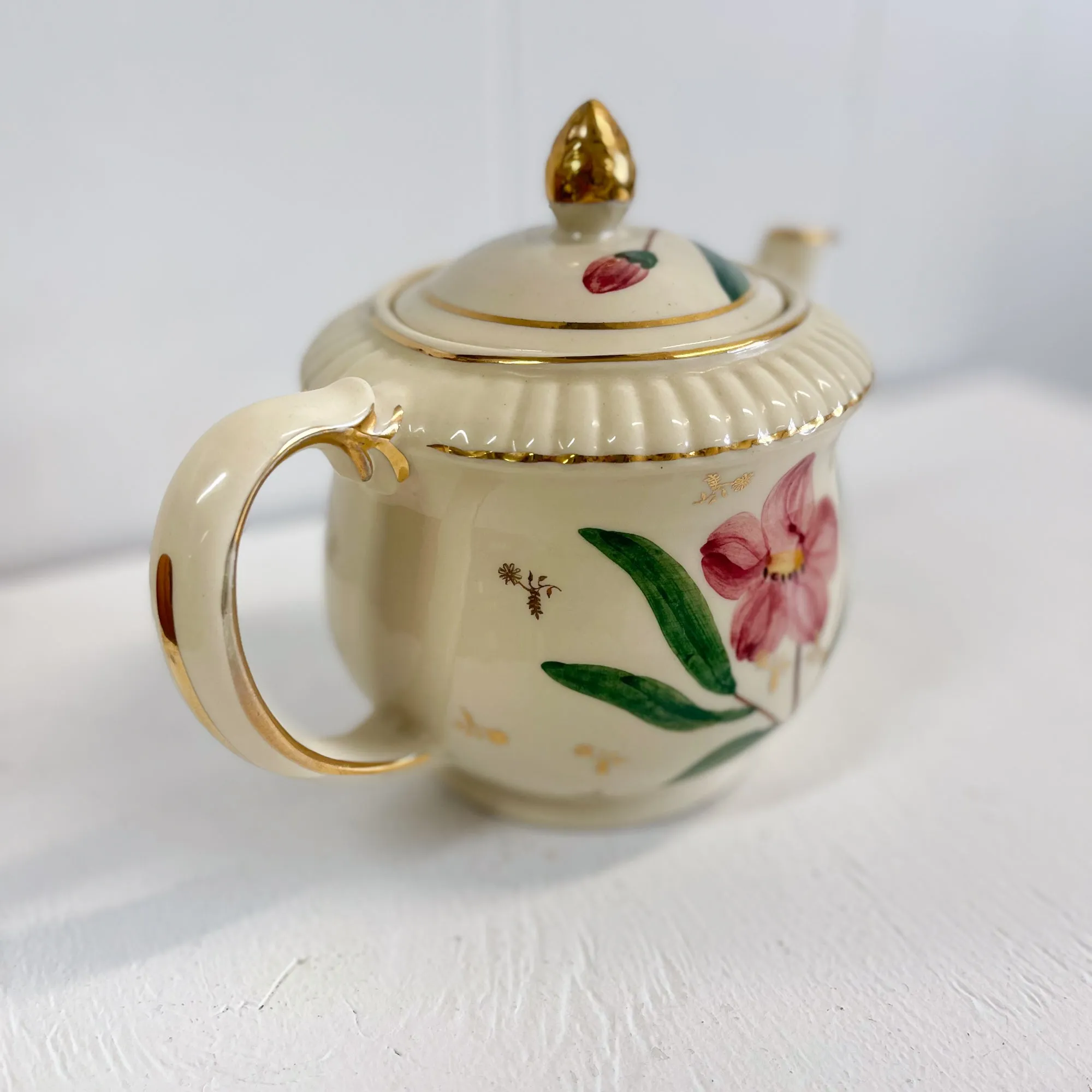 Floral Tea Pot - Shawnee Pottery USA