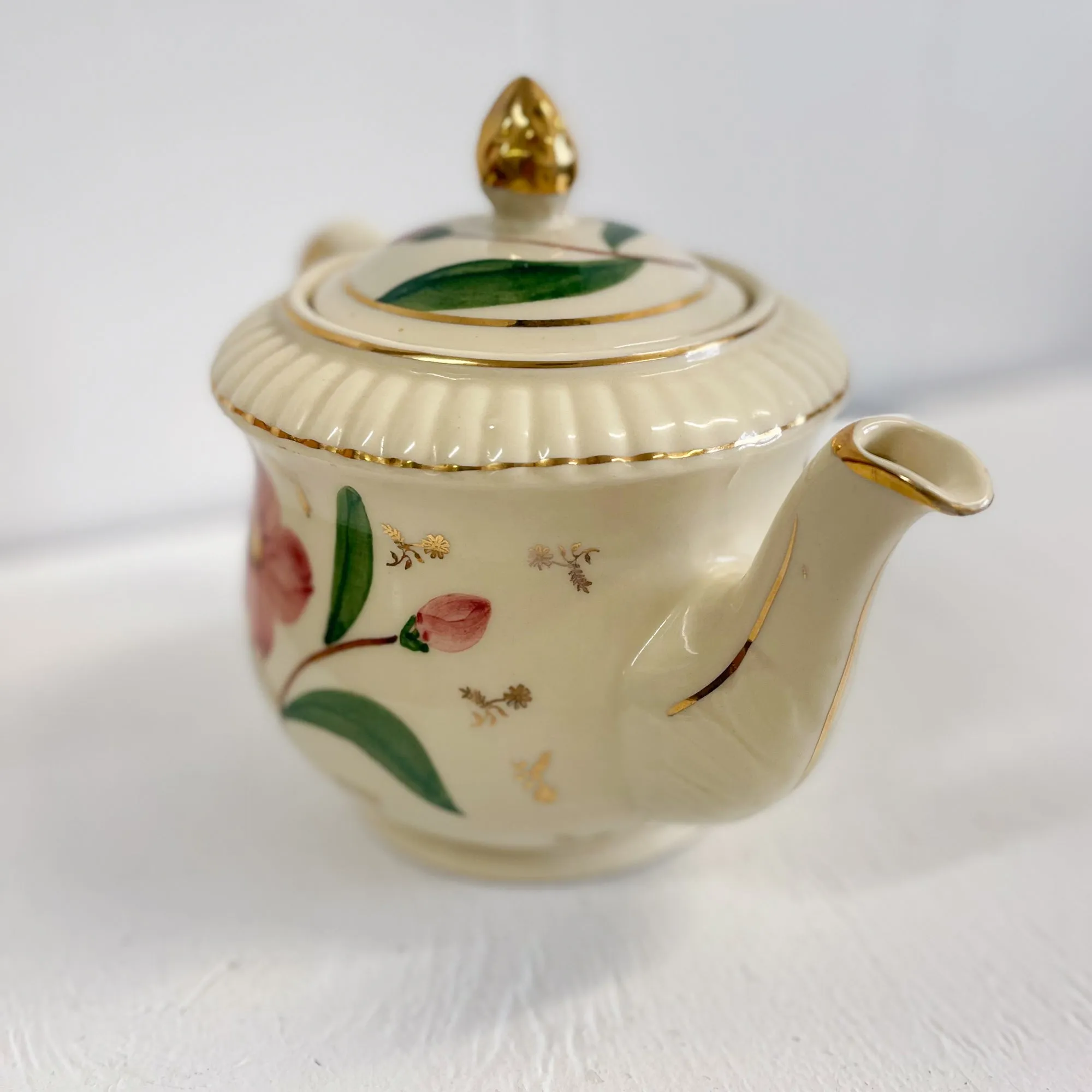 Floral Tea Pot - Shawnee Pottery USA