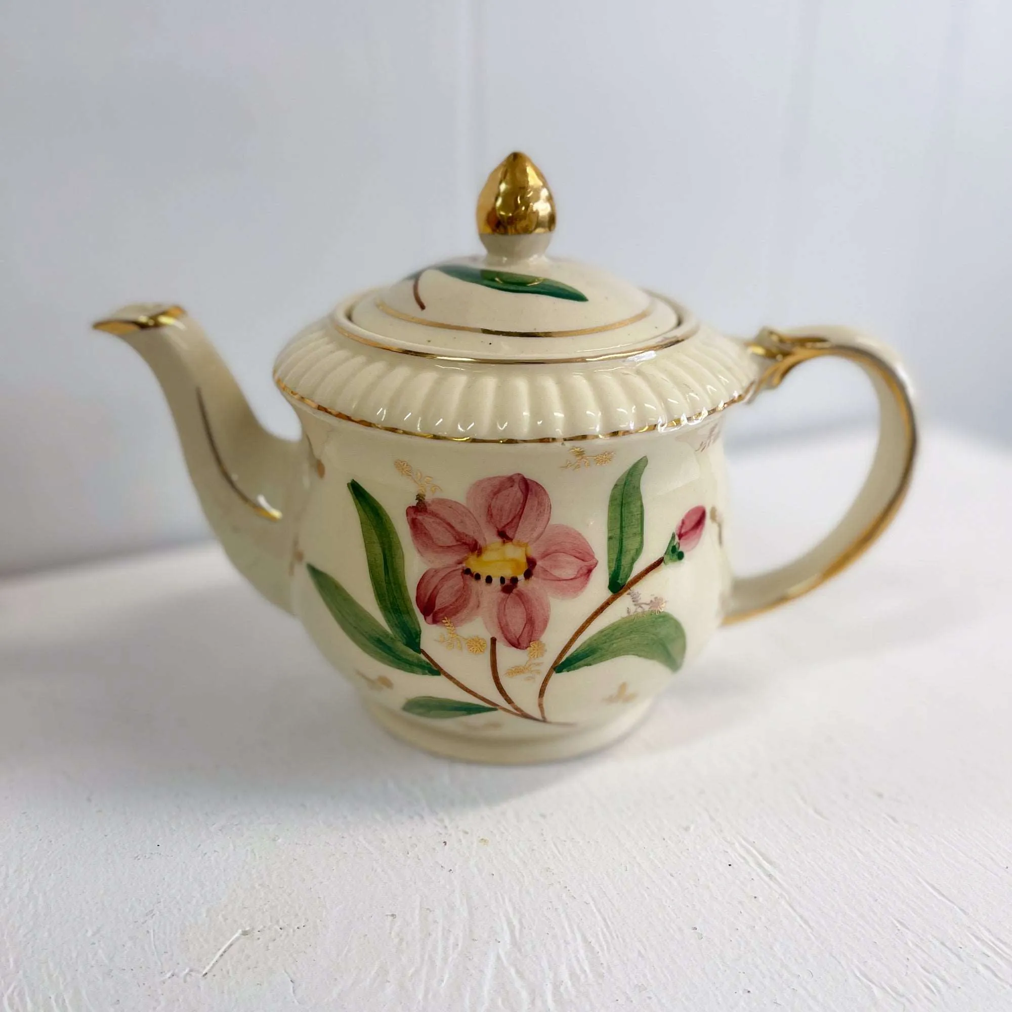 Floral Tea Pot - Shawnee Pottery USA