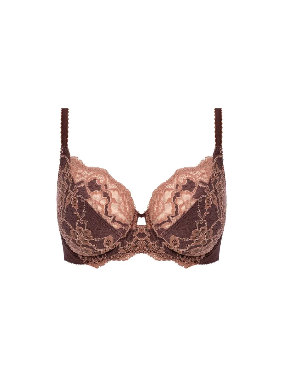 Florilege Underwired Bra - Chocolate/Burlwood