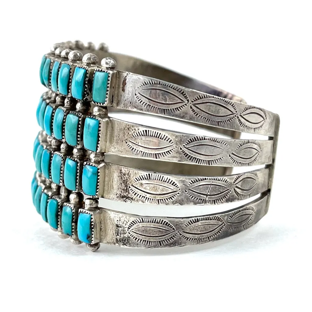 Four Row Square Stone<br>By Carrie Katsineh