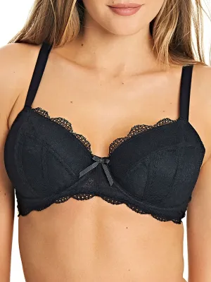 Freya Fancies Padded Half Cup Bra - Black