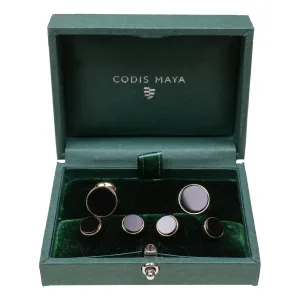 Genuine Onyx Brass Formal Set