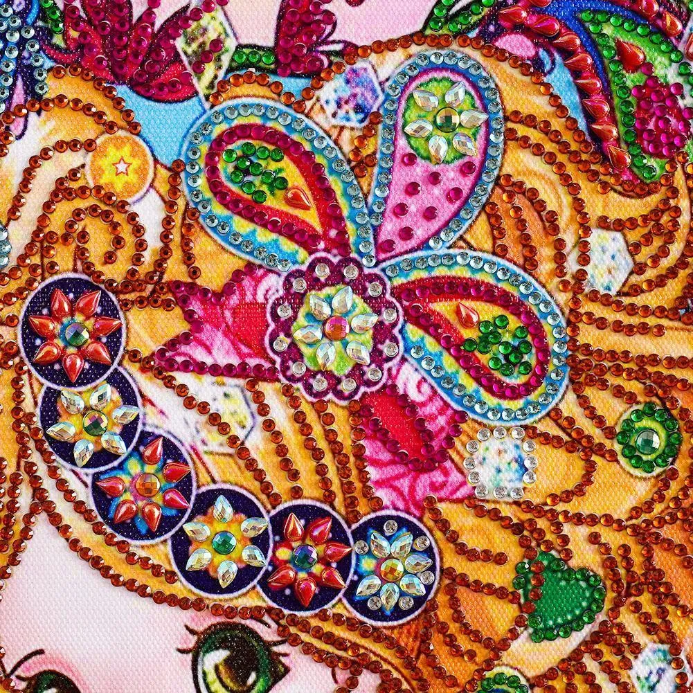 Girl 5D DIY Special Shaped Diamond Painting